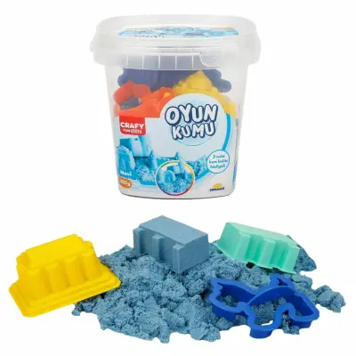Crafy Oyun Kumu Seti Mavi 350 gr - 1