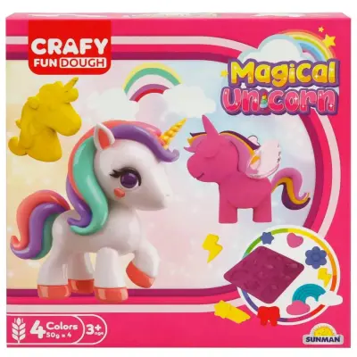 Crafy Sihirli Unicorn Oyun Hamuru Seti 200 g 11 Parça - 4