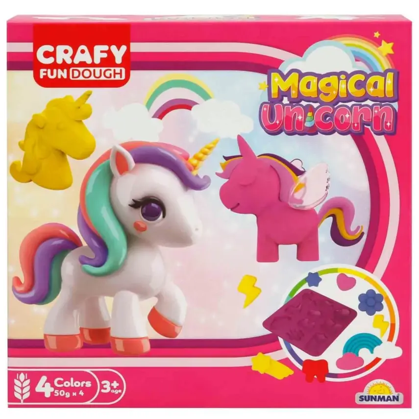 Crafy Sihirli Unicorn Oyun Hamuru Seti 200 g 11 Parça - 4