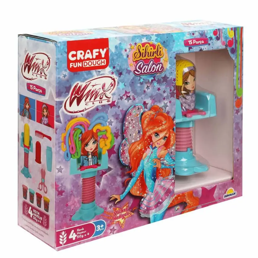Crafy Winx Sihirli Salon Oyun Hamur Seti 15 Parça - 4