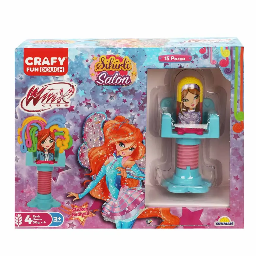Crafy Winx Sihirli Salon Oyun Hamur Seti 15 Parça - 5