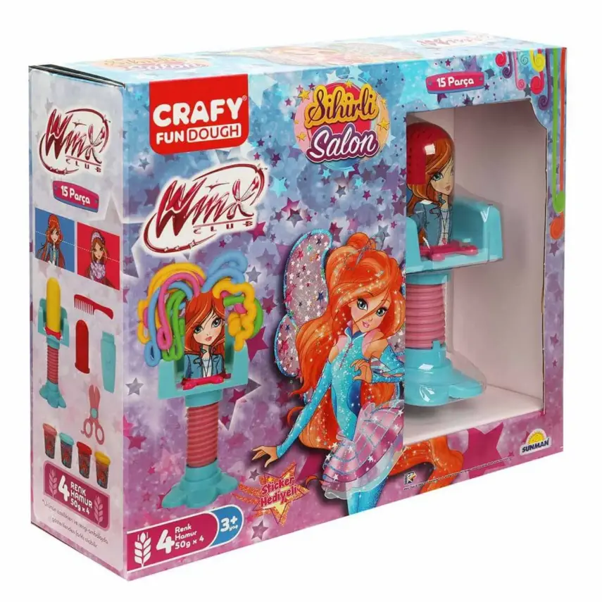 Crafy Winx Sihirli Salon Oyun Hamur Seti 15 Parça - 6