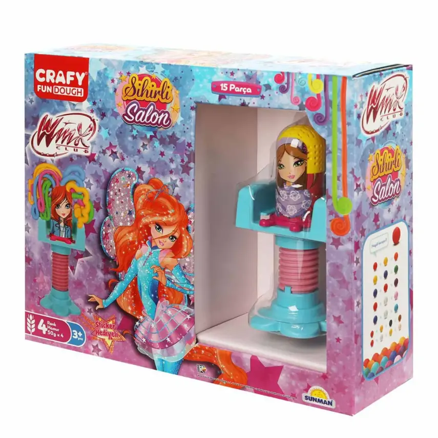 Crafy Winx Sihirli Salon Oyun Hamur Seti 15 Parça - 8