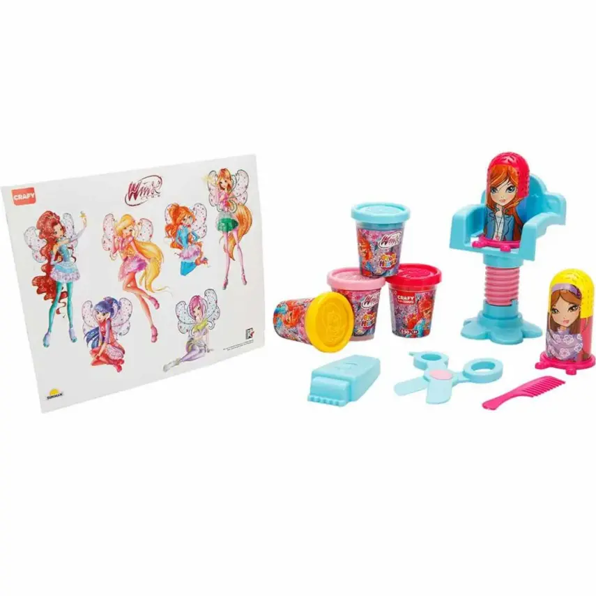 Crafy Winx Sihirli Salon Oyun Hamur Seti 15 Parça - 1