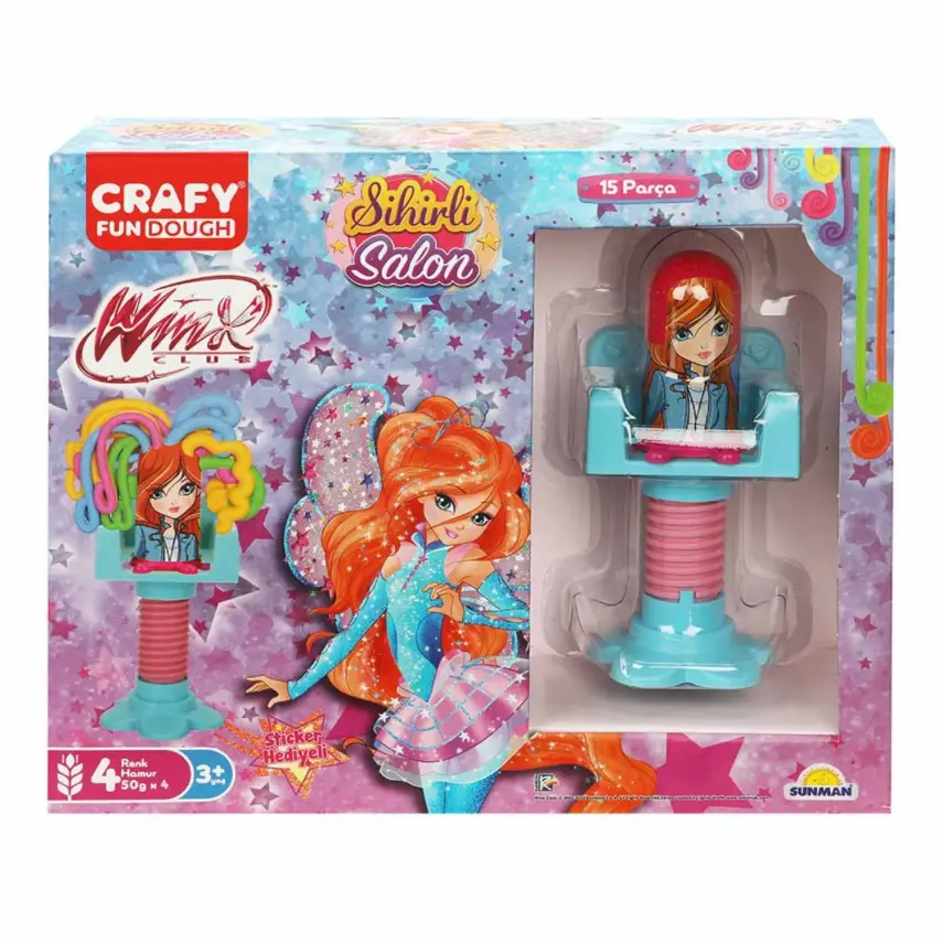 Crafy Winx Sihirli Salon Oyun Hamur Seti 15 Parça - 3