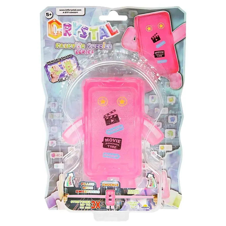Crystal Hashtag Buddies Serisi Stretch Figür- Chuckle - 2