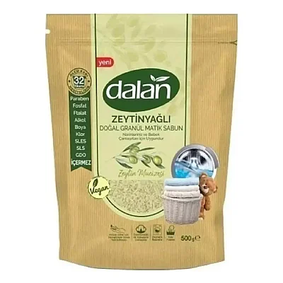 Dalan Doğal Granül Sabun Zeytinyağlı 1000 gr x6 Adet - 3