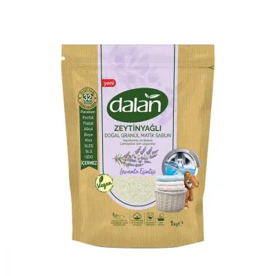 Dalan Doğal Granül Sabun Zeytinyağlı Lavanta Esintisi 1000 gr (1)