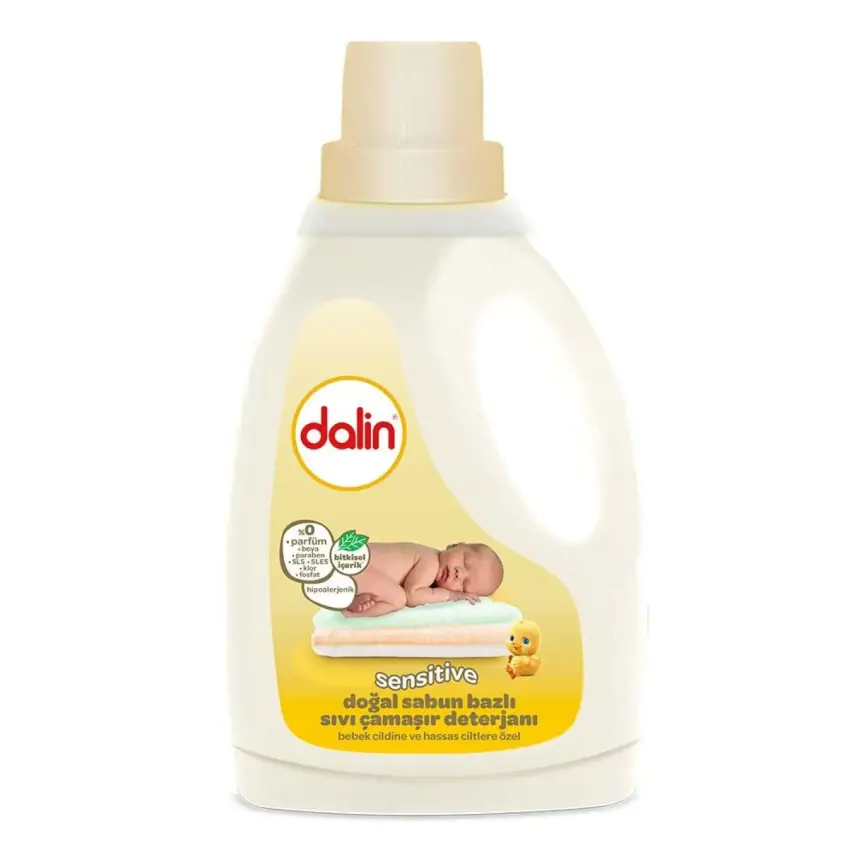 Dalin Doğal Sabun Bazlı Sıvı Bebek Çamaşır Deterjanı 1500 ml - 2