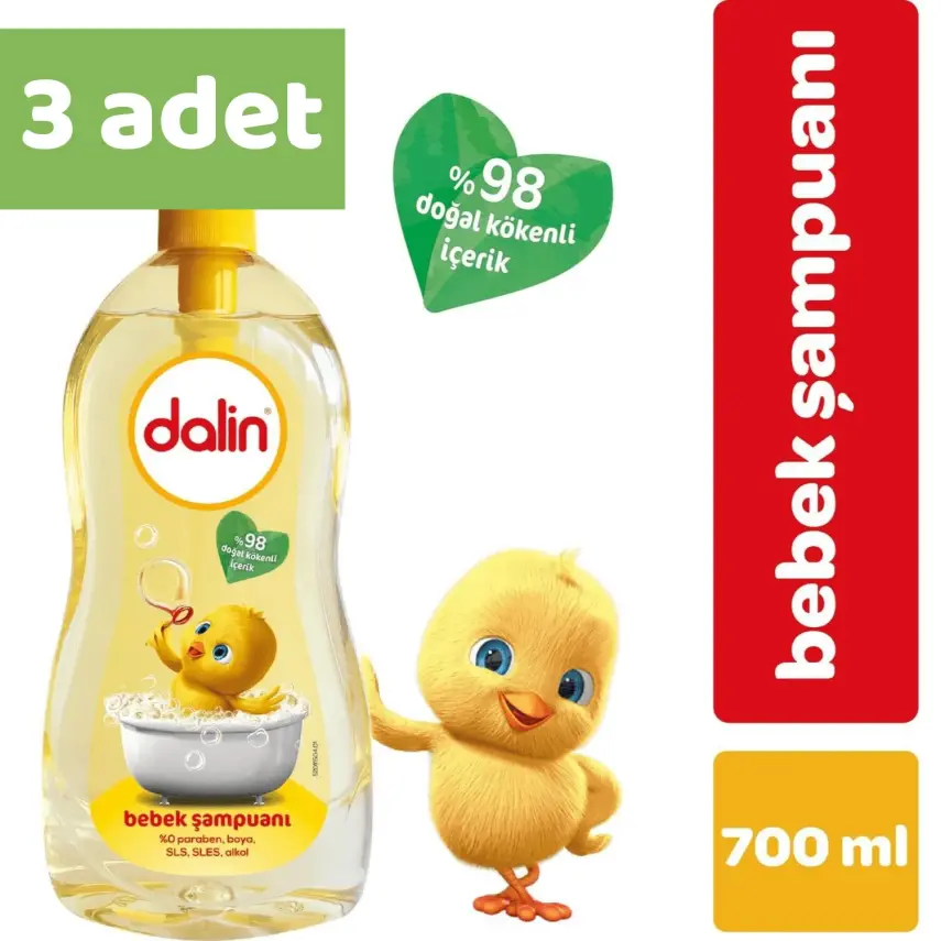 Dalin Klasik Bebek Şampuanı 700 ml x3 Adet - 11
