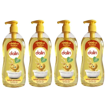 Dalin Klasik Bebek Şampuanı 700+200 ml X 4 Adet 