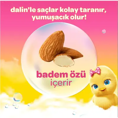 Dalin Kolay Tarama Bebek Şampuanı Badem 700 ml x 3 Adet - 6