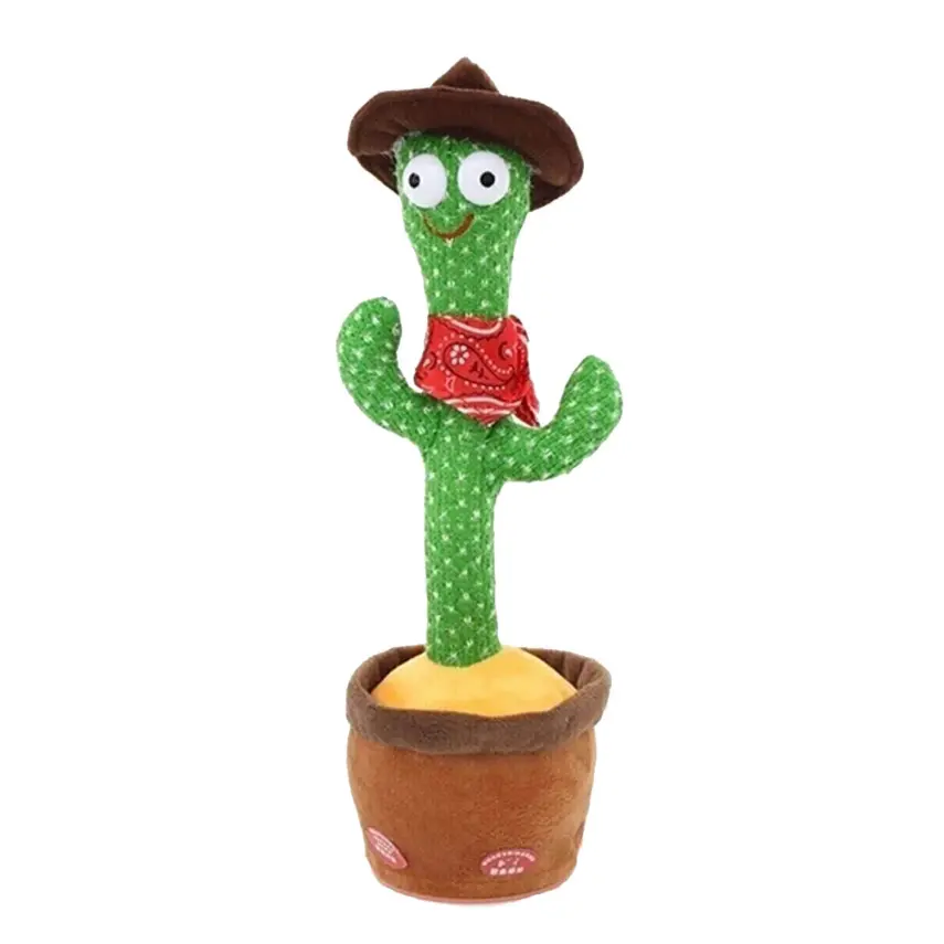 Dans Eden Şarjlı Peluş Kaktüs - 1