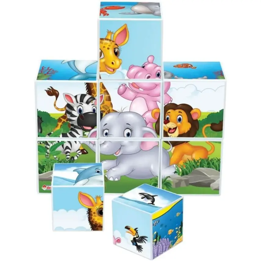 Dede Aklımda Resimli Küpler 9lu - 1