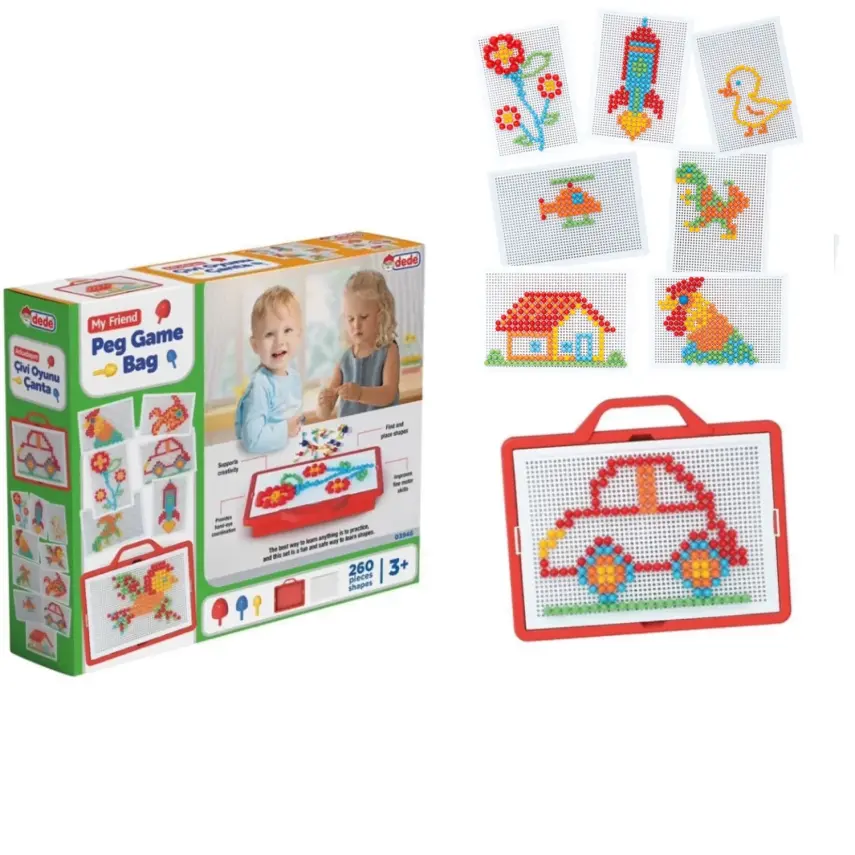 Dede Arkadaşım Çivi Oyunu Çanta - 1