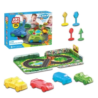 Dede Artsand Arabalar Kum Set 600 Gr - 3