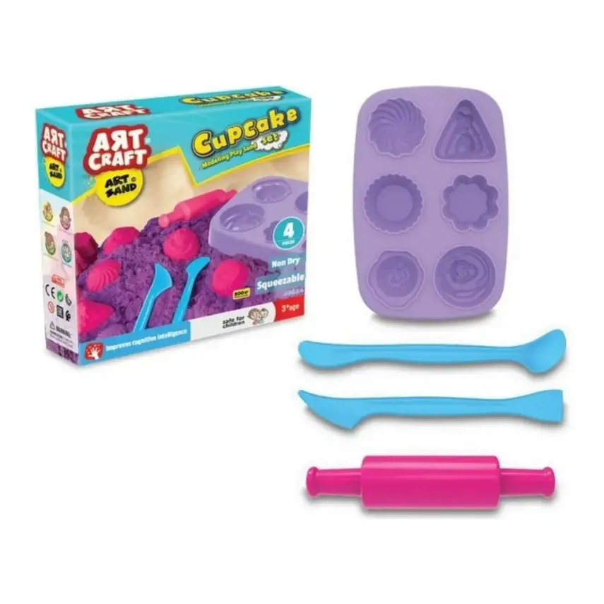 Dede Artsand Kap Kek Kum Set 500 Gr - 1