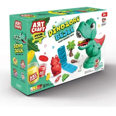 Dede Dinozoru Besle Oyun Hamur Set 280 Gr - 3