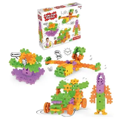 Dede Fun Fun Puzzle 128 Prç - 1