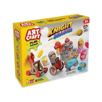 Dede Şövalye ve Ejderha Oyun Hamur Set 280 Gr (1)