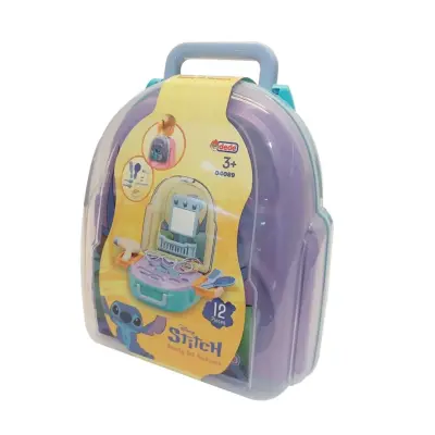 Dede Stitch Güzellik Set Sırt Çantası - 4