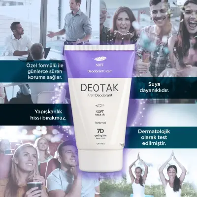 Deotak  Krem Deodorant Soft 35 ml - 4