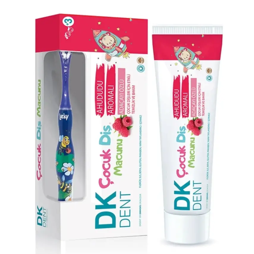 Dermokil Dkdent Çocuk Diş Macunu Karanfil Özlü 50 Ml Diş Fırçası Hediyeli - 1