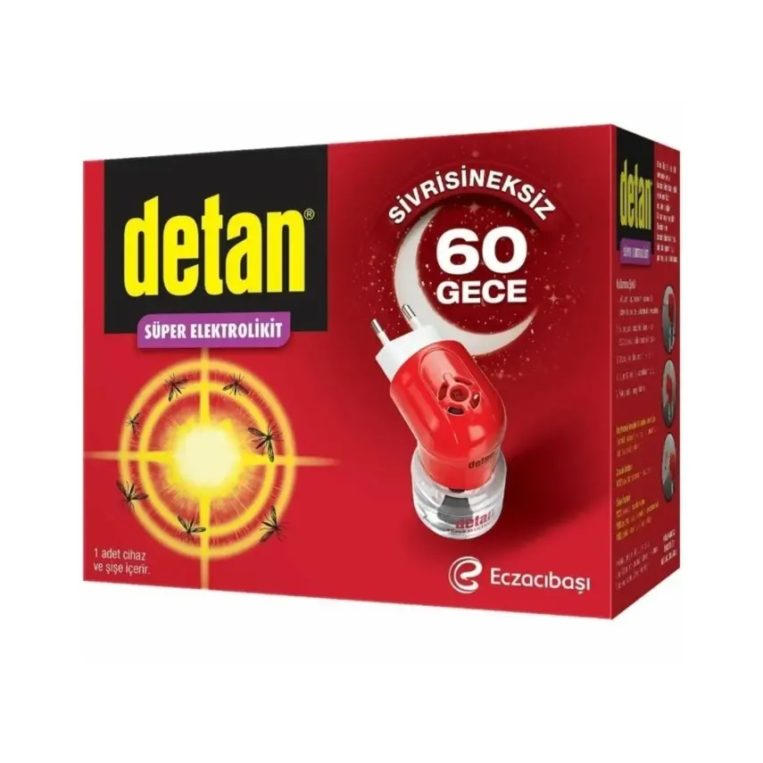 Detan 60 Gece Elektrolikit Cihaz + Yedek - 1
