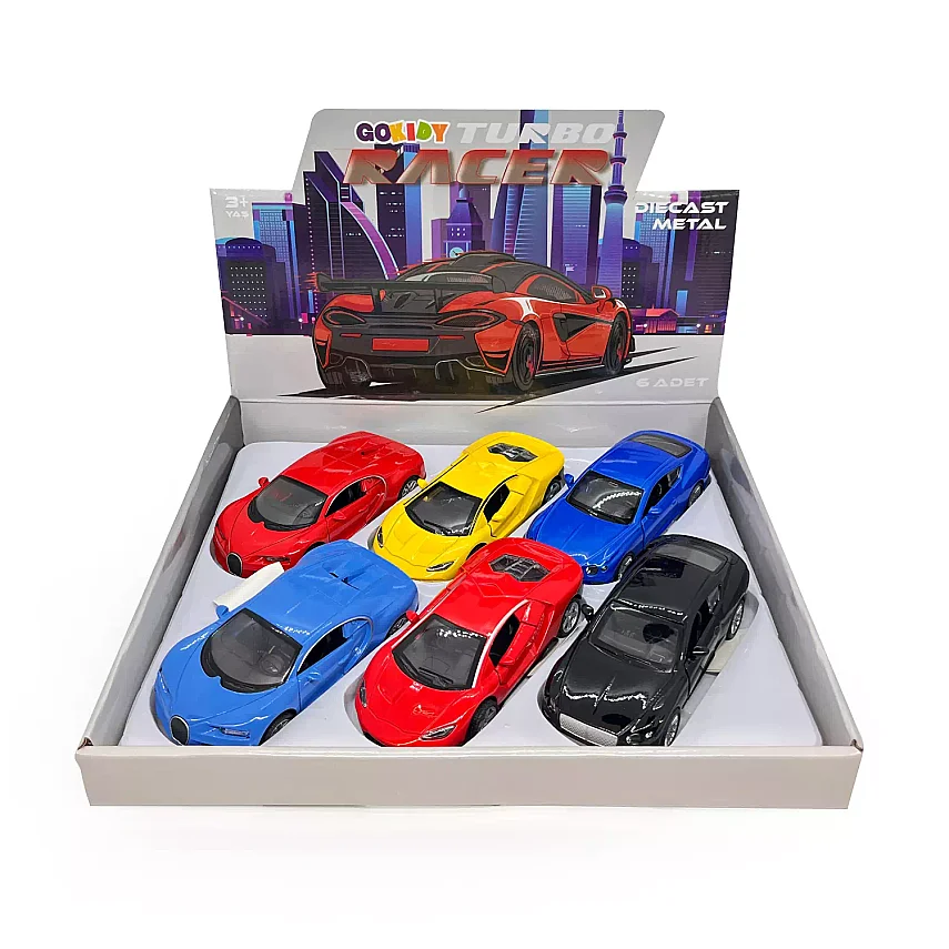 Diecast Metal Çekbırak Araba Serıe 6 - 13