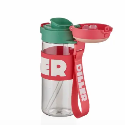 Diller Tritan Suluk 600 ml Kırmızı - 3