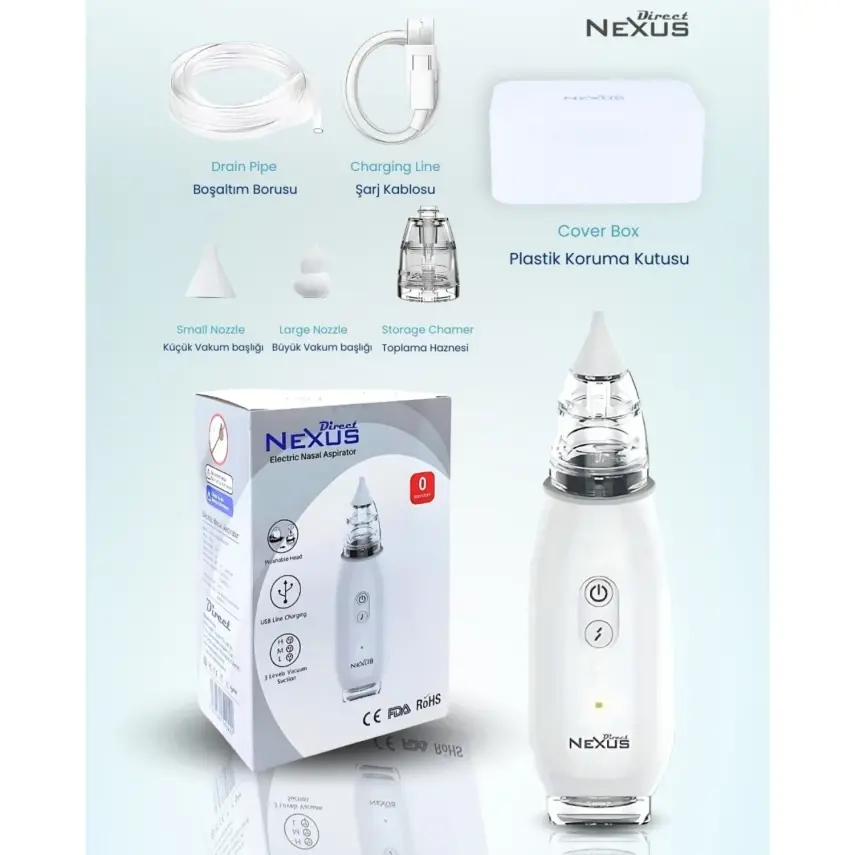 Direct Nexus Elektrikli Burun Aspiratörü - 12