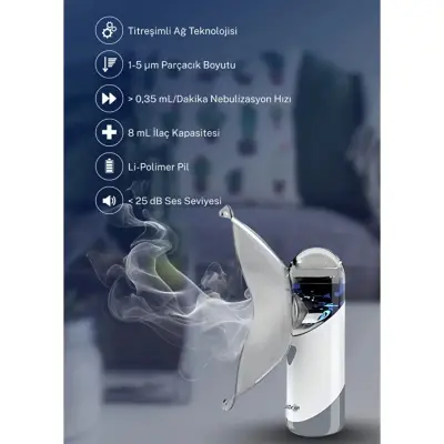 Direct Nexus Taşınabilir Mesh Nebulizatör - 17