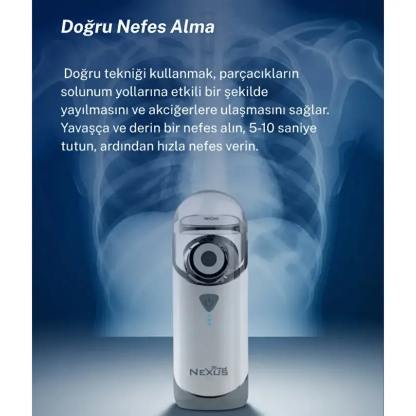 Direct Nexus Taşınabilir Mesh Nebulizatör - 6