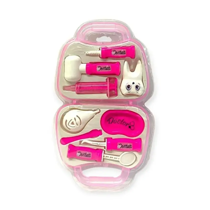 Dişçi Seti Pembe 10 Parça - 5