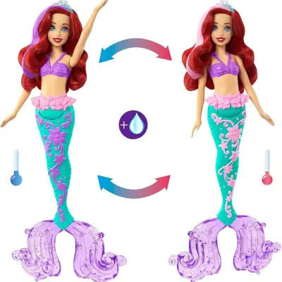 Disney Prenses Muhteşem Renk Değiştiren Saçlı Deniz Kızı Ariel - 3