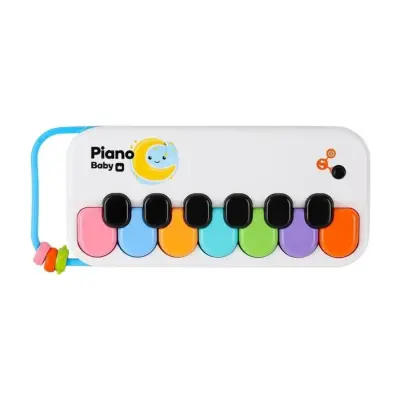 Dısplayde Renkli Beyaz Piano - 1