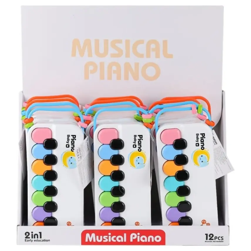 Dısplayde Renkli Beyaz Piano - 3