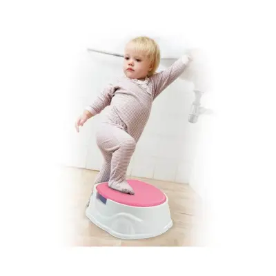 Dolu 3in1 Lazımlık Adaptör Basamak Pembe - 3