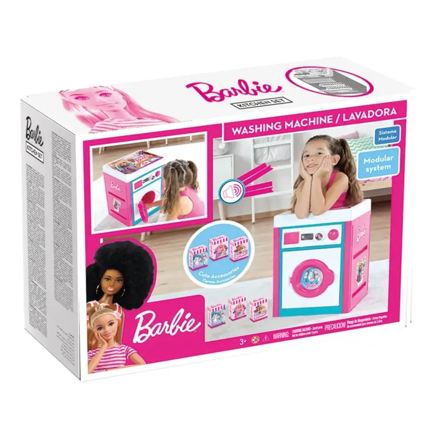 Dolu Barbie Çamaşır Makinası - 5