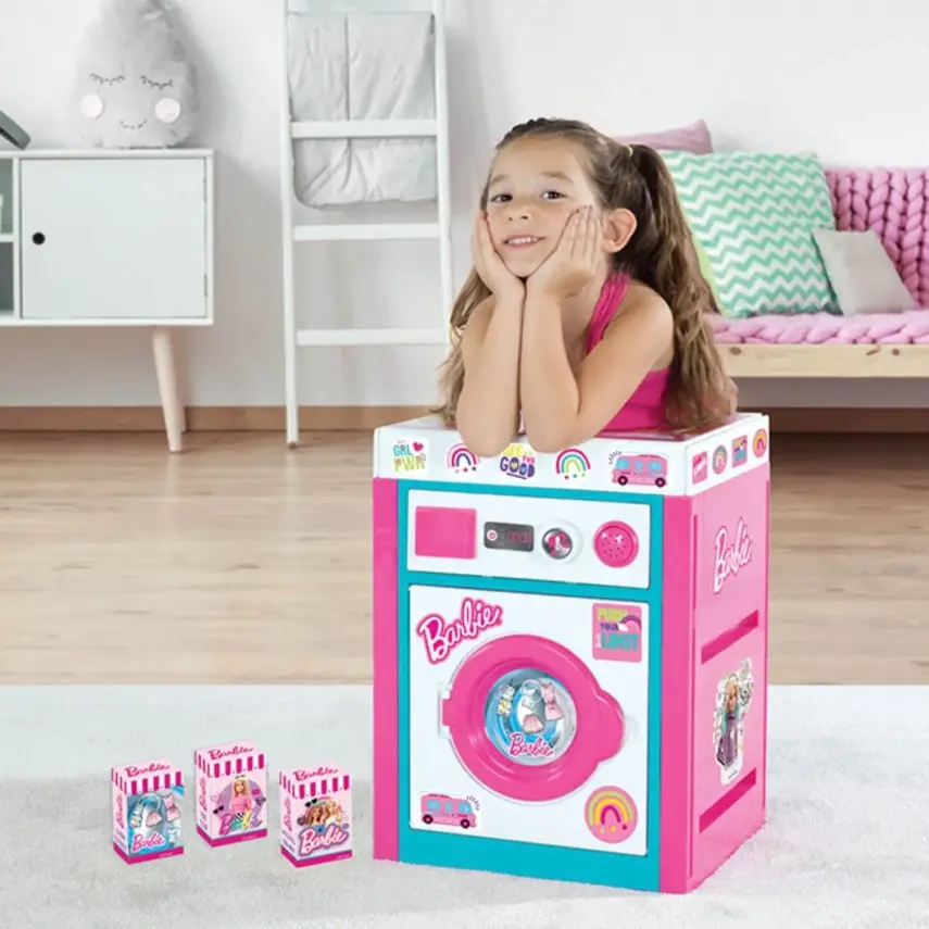 Dolu Barbie Çamaşır Makinası - 4