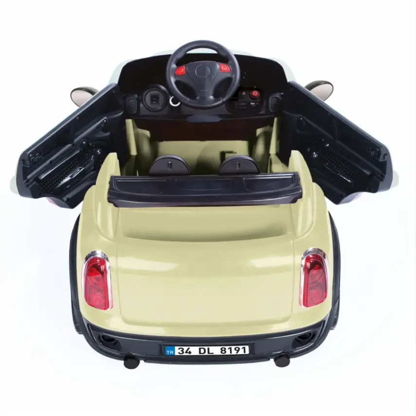 Dolu Coupe Akülü Araba Uzaktan Kumandalı 12V Nuve Yeşil - 3
