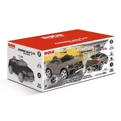 Dolu Grand SUV Akülü Araba Uzaktan Kumandalı 12V Kahverengi - 3