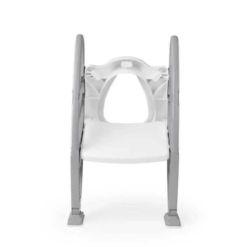 Dolu Kaydırmaz Ayarlı Merdivenli Tuvalet Gri - 2