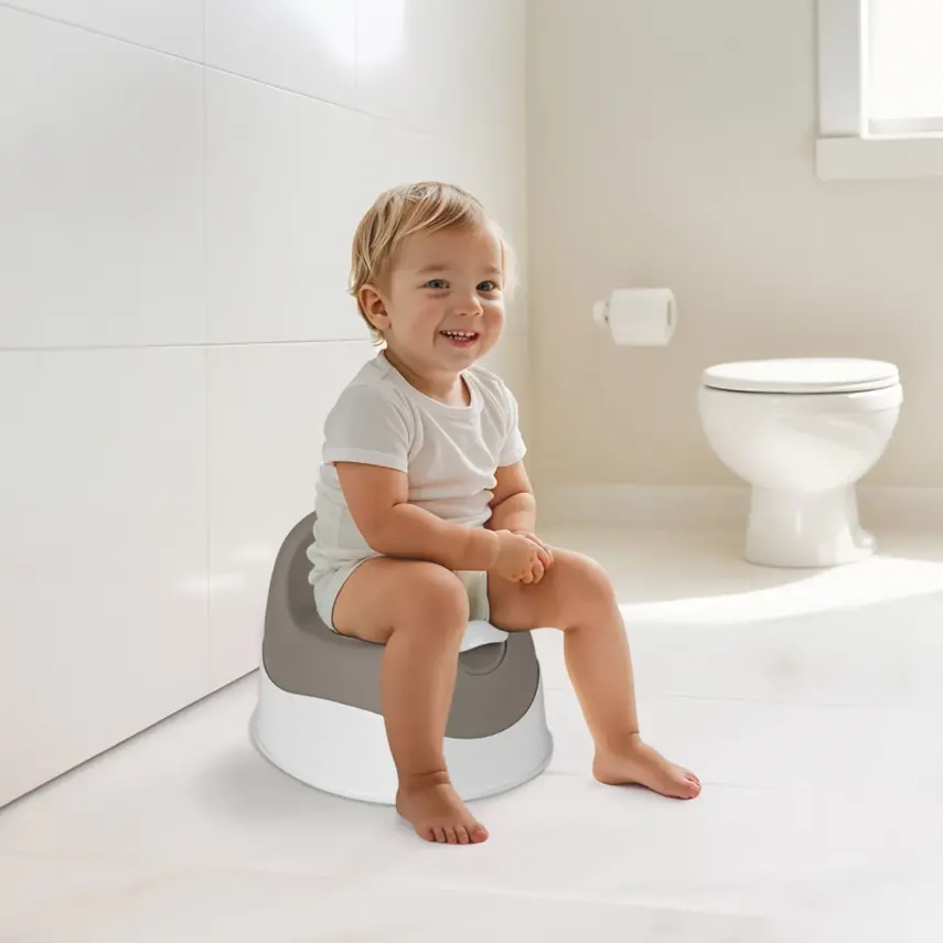 Dolu Nuve Bebek Lazımlığı Gri - 3