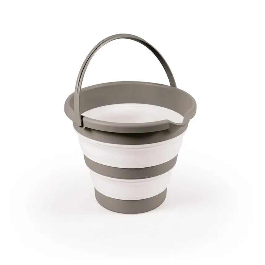 Dolu Nuve Çocuk Katlanabilir 3lü Küvet Seti Gri - 4