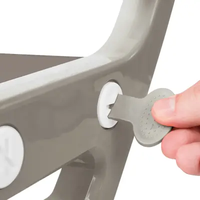 Dolu Nuve Kaymaz Merdivenli Klozet Adaptörü Gri - 6