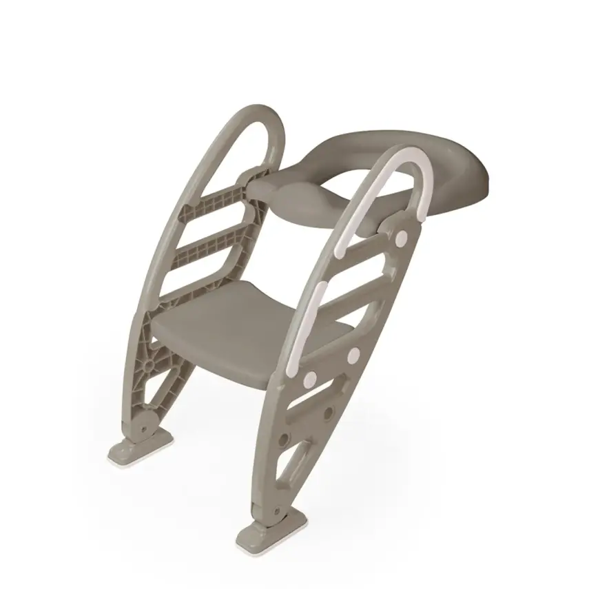 Dolu Nuve Kaymaz Merdivenli Klozet Adaptörü Gri - 1