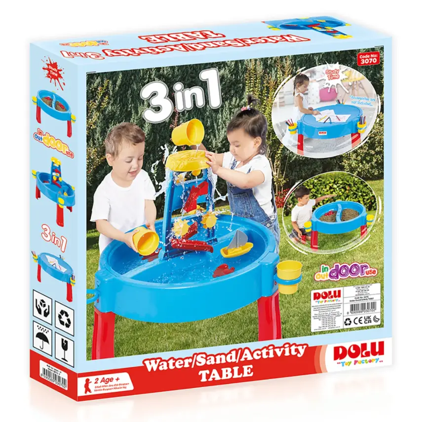 Dolu Oyuncak Su ve Kum Aktivite Masası - 4