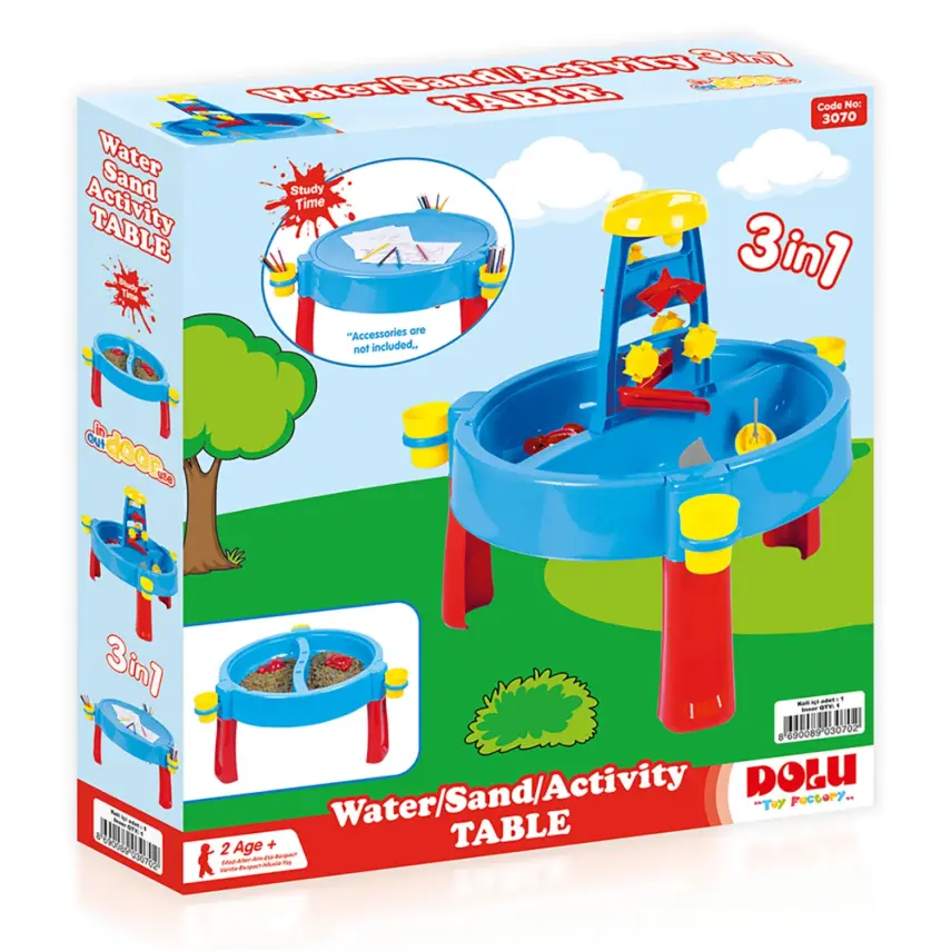 Dolu Oyuncak Su ve Kum Aktivite Masası - 15