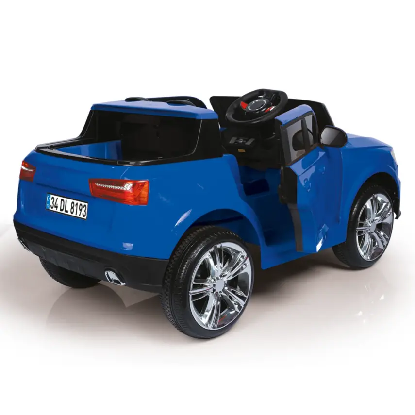 Dolu Pick-Up Akülü Araba Uzaktan Kumandalı 12 V Mavi - 3